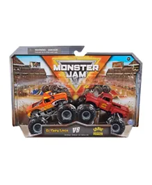 Monster Jam - Diecast Truck 2Pcs Set Etl Vs Red