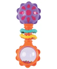 Playgro Baby Twisting Barbell Rattle - Multi color