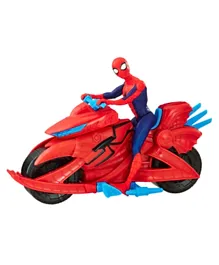 Marvel - Spider-Man Figure with Cycle - Red