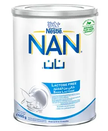 نان - مسحوق حليب بتركيبة خالية من اللاكتوز - 400 غرام