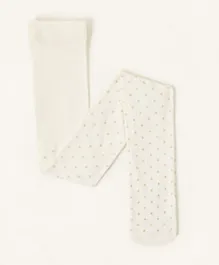 مونسون تشيلدرن جوارب مطبوعة بنقاط - أبيض ناصع