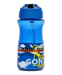 Eazy Kids Water Bottle with Straw 500ml - Blue
