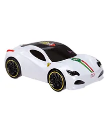 ليتل تايكس - سيارة سباق تاتش آند جو الرياضية ويف 2  - بيضاء