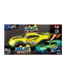 Kidztech Battery Operated 1:16 RC Glo Racer Car - Yellow