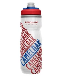 CamelBak Race Edition Podium Chill Bike Bottle Red and Blue - 620mL