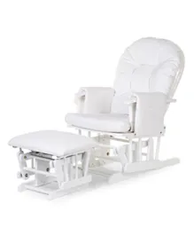 كرسي يتأرجح مع مسند للقدمين من تشايلدهوم - لون أبيض
