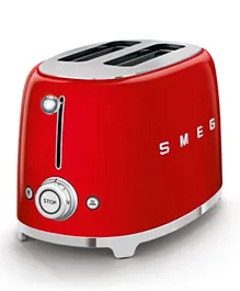 Smeg TSF01RDUK 50s Retro Style 2 Slice Toaster - Red