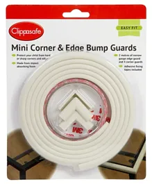 Clippasafe Mini Corner & Edge Bump Guards - Cream