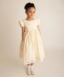 Kholud Kids - Children's Dress - Beige