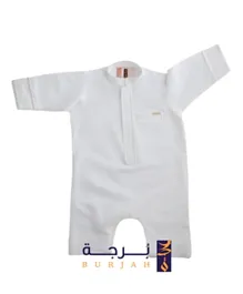 Burjah - Saudi Onesies for Boys - Off White