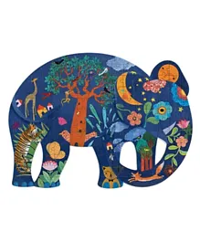 أحجية قطع تركيب بتصميم فيل من دجيكو، متعددة الألوان - 150 قطعة