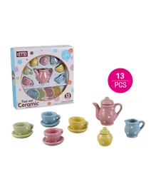 Basmah - Porcelain Tea Set - 13 Pcs