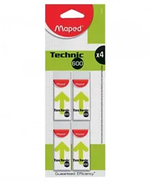 Maped Eraser Technic - Pack of 4