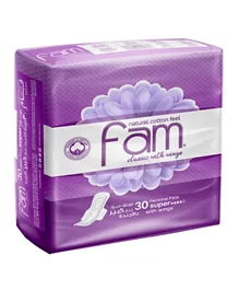 Fam - Sanitary Pads Maxi Classic with Wings - 30 pads