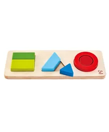 لعبة ألغاز خشبية بتصميم هندسي من هيب - متعددة الألوان