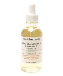 فيتامينز اند سي بيوتي - مصل لتنعيم الوجه - فيتامين سي ومعادن البحر الميت، 2 أونصة سائلة