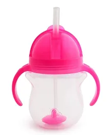 Munchkin - Click Lock Tip & Sip Flexi-Straw Cup - 1pk 7oz - Pink