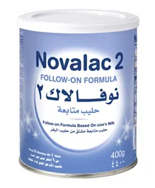 Novalac-Novalac Baby Milk (2) 400 Gm,6-12 months