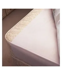 ملاءة مرتبة مقاومة للماء بحجم سرير الأطفال من كليبا سيف - أبيض