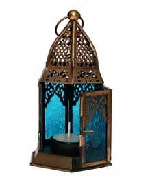 Hilalful - Small Authentic Handmade Lantern - Turquoise