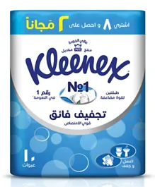 Kleenex -  Ultra Dry Tissues Pack Of 8+2 Free X 130 Sheets