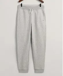 Gant Shield Embroidered Sweatpants - Light Grey