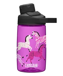 CamelBak Zebras Chute Mag Water Bottle Pink - 400 ml