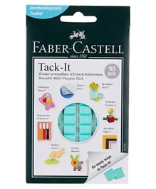 Faber Castell Tack It Adhesives Green - 90 Pieces