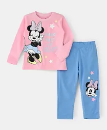 UrbanHaul X Disney Minnie Mouse Pyjama Set - Pink & Blue