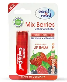 Cool & Cool Mix Berries with Shea Butter Lip Balm - 4.6g
