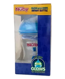 Nuby - 1Pk Printed Bottle With Slow Flow Anti Colic Nipple -