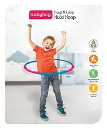 Babyhug Hoop N Loop Hula Hoop - Blue Pink
