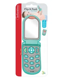 Infantino Flip & Peek Toy Phone - Sea Green