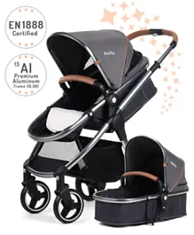 Bonfino Orion Stroller with Removable Canopy - Black