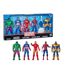 Marvel Classics Pack of 5 Action Figure Toy - 6 Inches