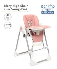 Bonfino 2-in-1 Function Glory High Chair - Pink