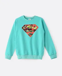 Warner Bros Superman Sweatshirt - Sky Blue