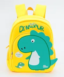 فاب ان فانكي - حقيبة مدرسية بطبعة ديناصور  13 بوصة - أصفر