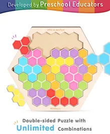 إنتليسكيلز - لعبة أحجية هيكس-أ-ماتش - متعددة الألوان - 31 قطعة