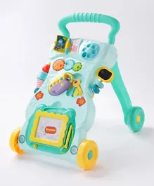 Musical Baby Walkers With Music & Light - Green