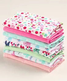 Babyhug 100% Cotton Premium Wash Cloth - Pack of 8