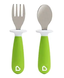 Munchkin - Raise Toddler Fork &Spoon Set 2pk - Assorted