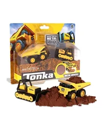 Tonka - Metal Movers Combo Dump Truck & Bull Dozer S3