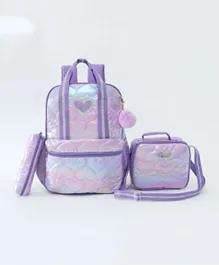Classic And Stylish Backpack School Kit - Purple