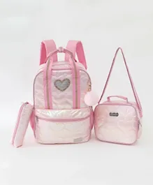 Classic And Stylish Backpack School Kit - Pink