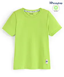 Buy Honeyhap Premium 100% Cotton Half Sleeves T-Shirt With Bio Finish ...