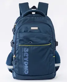 Bonfino Keep Fighting Durable Polyester Backpack Blue, Spacious & Stylish - 18.8' for 5+ Years