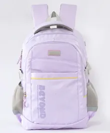 Bonfino Keep Fighting Backpack, Durable & Stylish Purple, 18.8' for Kids 5+ with Spacious Compartment