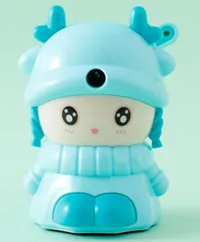 Cute Doll Shape Rotary Sharpener - Blue