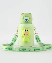 Mokyo Frog Sipper Bottle Green - 450mL